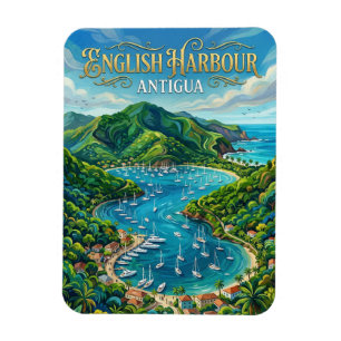 English Harbour Antigua und Barbuda Magnet