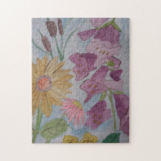 English Hütte Garden Jigsaw Puzzle (Vertikal)