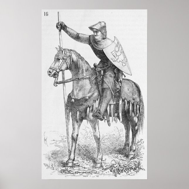 English Knight Poster (Vorne)