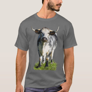 English Longhorn Cow T-Shirt