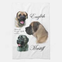 English Mastiff Art Küchentuch