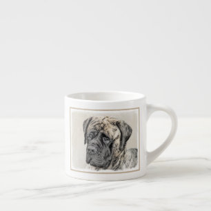 English Mastiff (Brindle) Malerei - Dog Art Espressotasse