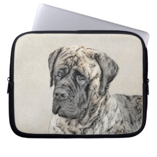 English Mastiff (Brindle) Malerei - Dog Art Laptopschutzhülle
