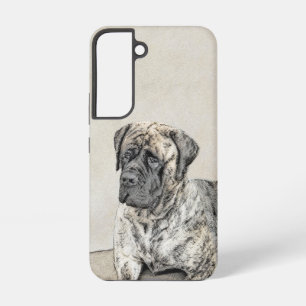 English Mastiff (Brindle) Malerei - Dog Art Samsung Galaxy Hülle