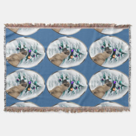 English Mastiff Christmas Decke