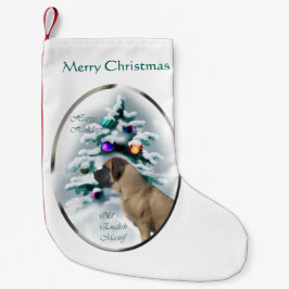 English Mastiff Christmas Kleiner Weihnachtsstrumpf