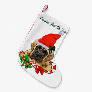 English Mastiff Christmas Kleiner Weihnachtsstrumpf