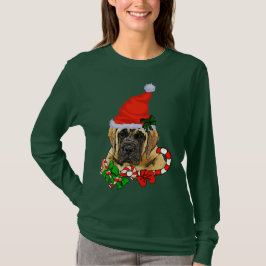 English Mastiff Christmas Merry T-Shirt