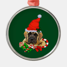 English Mastiff Christmas Ornament Aus Metall