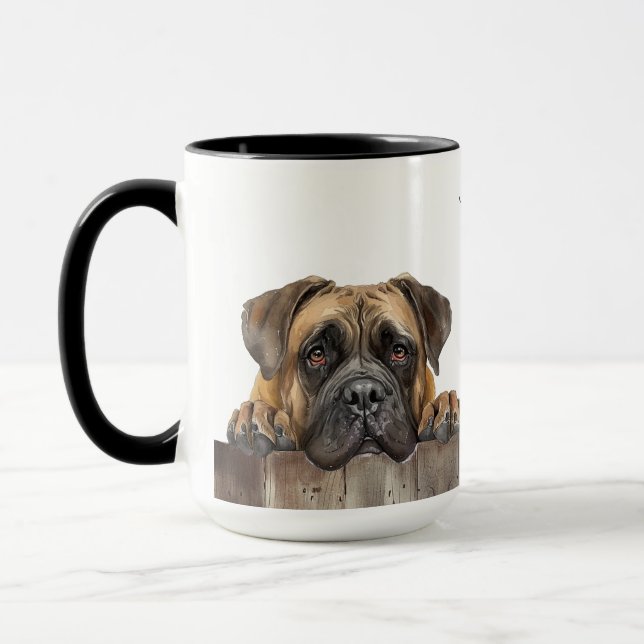 English Mastiff Dog Tasse (Links)