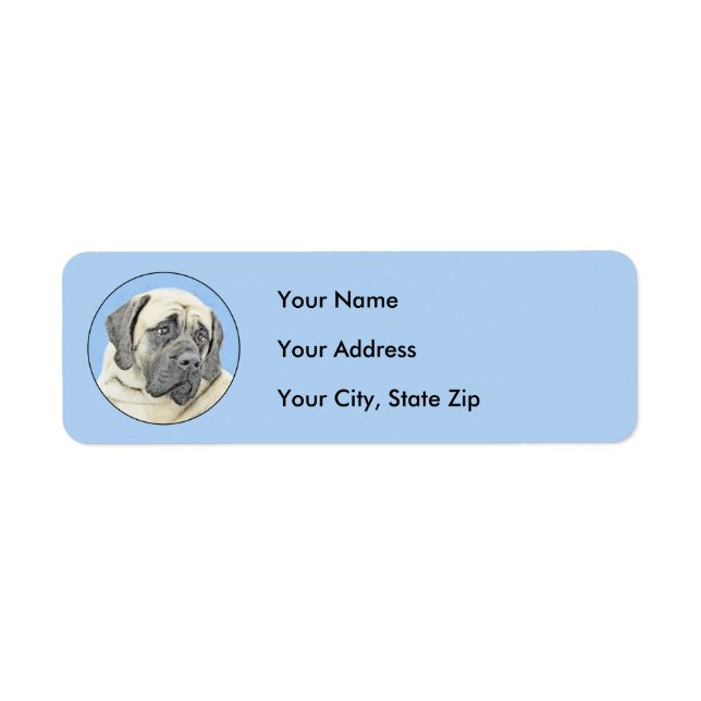 English Mastiff (Fawn) Malerei - Original Dog Art (Vorne)