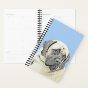 English Mastiff (Fawn) Malerei - Original Dog Art Planer