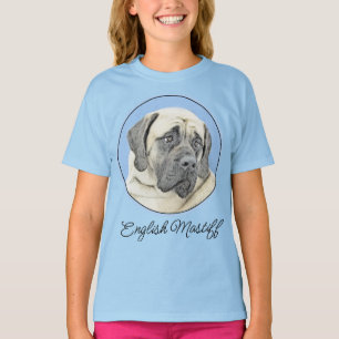 English Mastiff (Fawn) Malerei - Original Dog Art T-Shirt