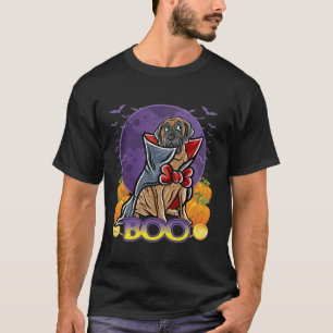 English Mastiff Happy Halloween Kostüm Vampire Lo T-Shirt
