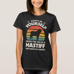 English Mastiff immer Ihr Hund Retro Vinta T-Shirt