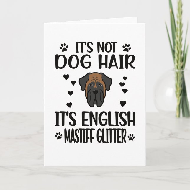 English Mastiff Lover English Mastiff Mama Dog Vat Karte (Vorderseite)