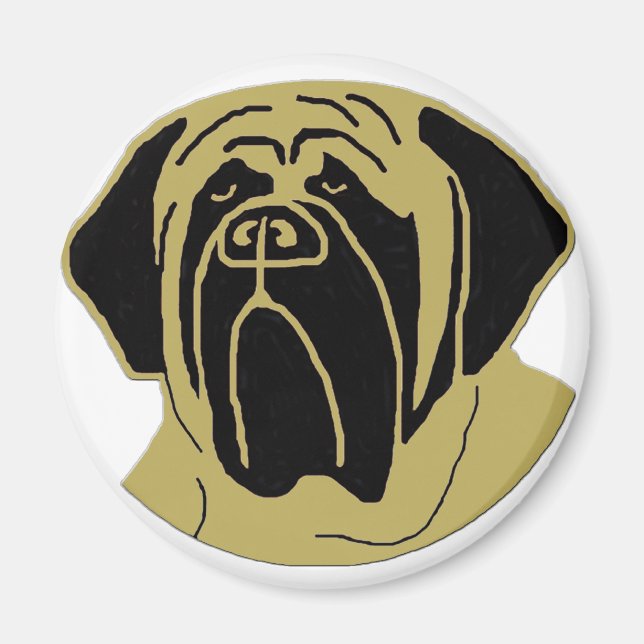 English Mastiff Magnet (Vorne)
