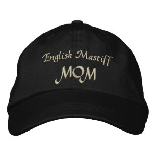 English Mastiff Mama Geschenke Bestickte Baseballkappe