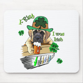 English Mastiff St Patricks Mousepad