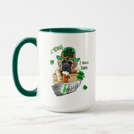 English Mastiff St Patricks Tasse