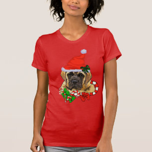English Mastiff Weihnachten Fröhlich T-Shirt