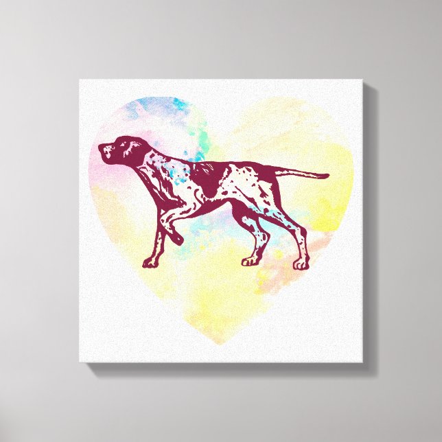 English Pointer Dog Leinwanddruck (Vorderseite)