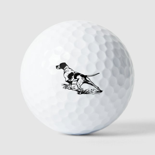 English Pointer Golfball (Vorderseite)