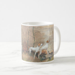 English Pointer jagt die Fasans   Kaffeetasse
