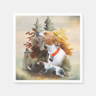 English Pointer Serviette