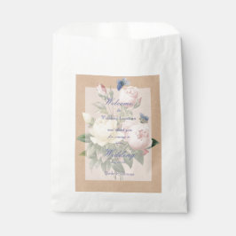 English Rose Butterfly Garden Wedding Geschenktütchen