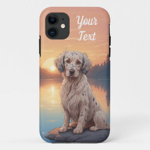 English Setter am See Case-Mate iPhone Hülle