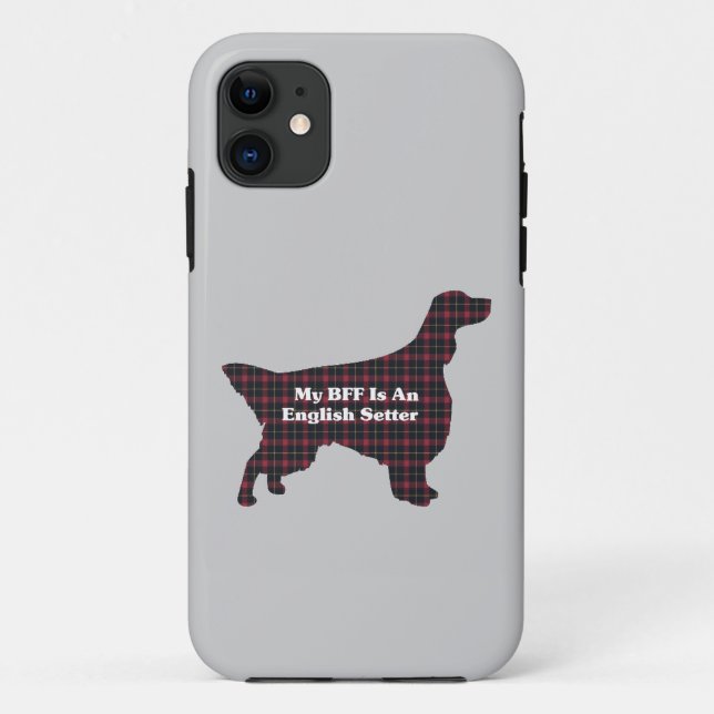 English Setter BESTE FREUNDIN Case-Mate iPhone Hülle (Rückseite)