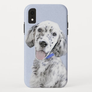 English Setter Blue Belton Malerei Hund Art Case-Mate iPhone Hülle