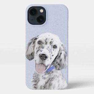 English Setter Blue Belton Malerei Hund Art iPhone 13 Hülle