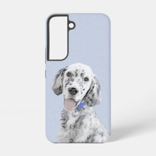 English Setter Blue Belton Malerei Hund Art Samsung Galaxy Hülle
