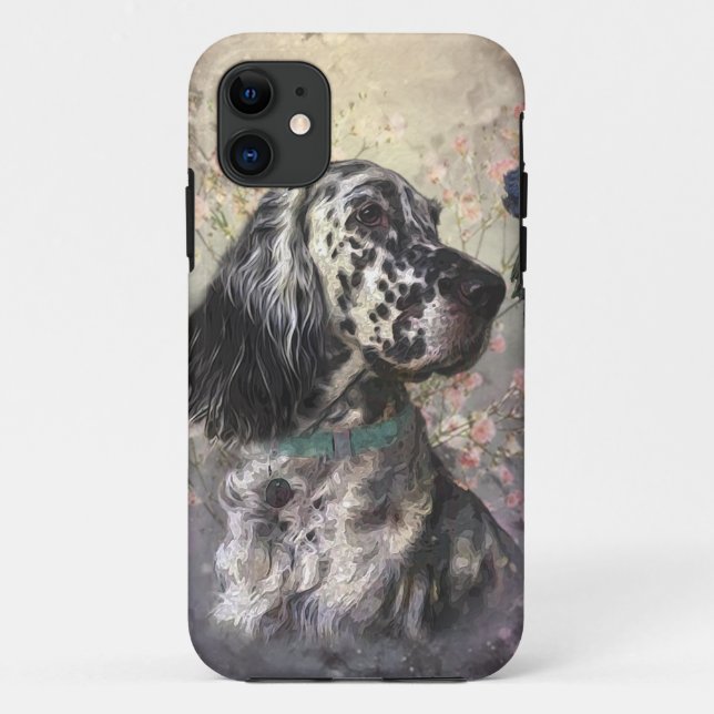 English Setter Case-Mate iPhone Hülle (Rückseite)