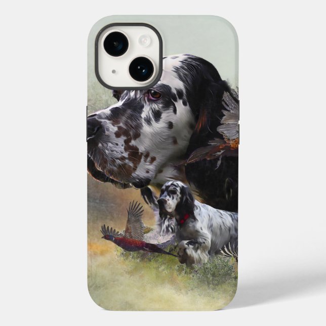 English Setter Case-Mate iPhone Hülle (Rückseite)