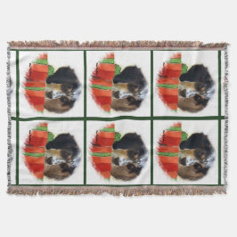 English Setter Christmas Decke