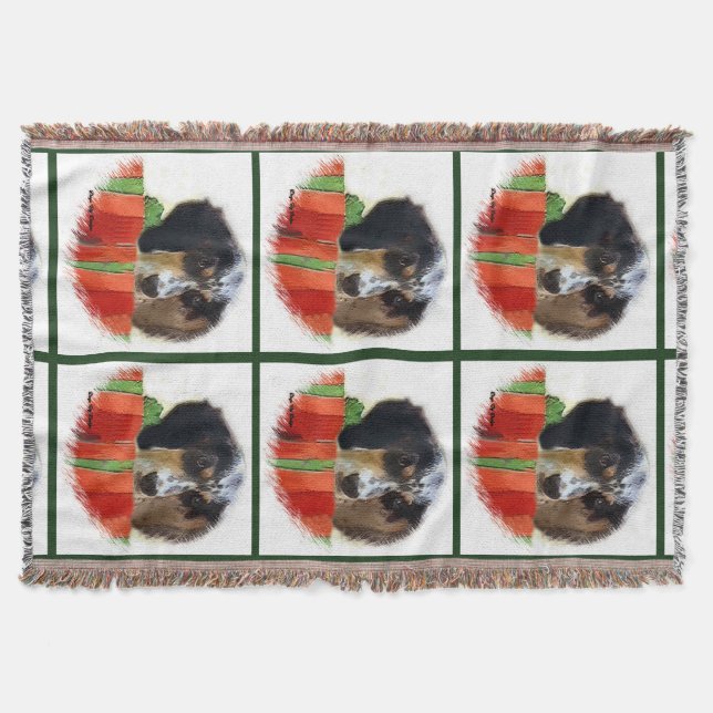 English Setter Christmas Decke (Vorderseite)