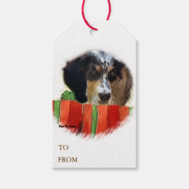 English Setter Christmas Geschenke Geschenkanhänger