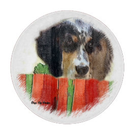 English Setter Christmas Schneidebrett