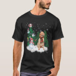 English Setter Dog Christmas Snowman Xmas Tree Paj T-Shirt<br><div class="desc">English Setter Dog Christmas Snowman Xmas Tree Paj</div>