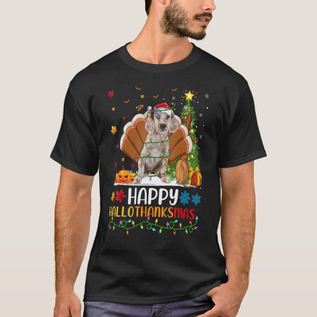 English Setter Dog English Setter Hellothanksm T-Shirt (Vorderseite)