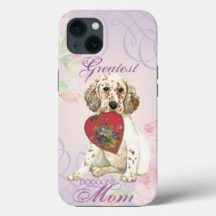 English Setter Heart Mama Case-Mate iPhone Hülle