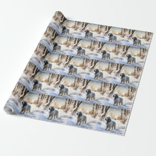 English Setter Let It Snow Weihnachten Geschenkpapier