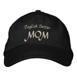 English Setter Mom Ohrts Bestickte Kappe