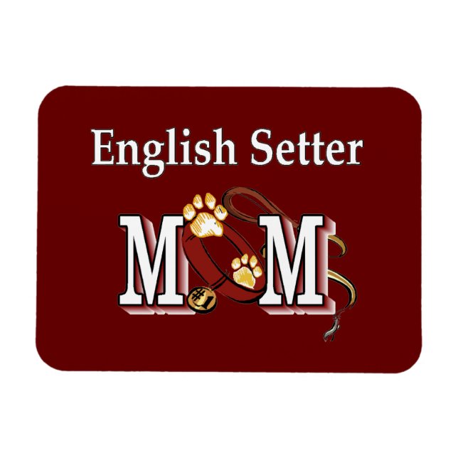 English Setter Mom Ohrts Magnet (Horizontal)