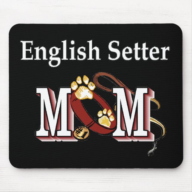 English Setter Mom Ohrts Mousepad (Vorne)