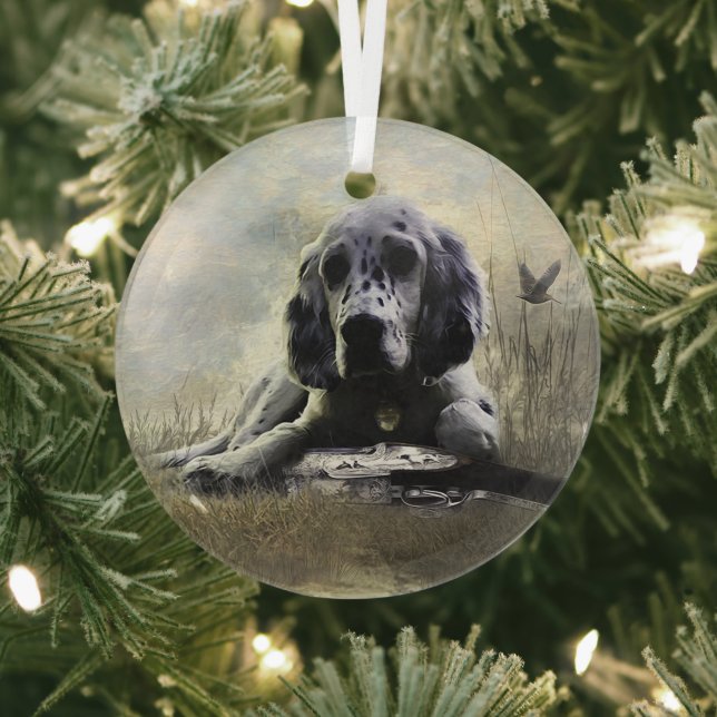 English Setter Ornament Aus Glas (InSitu)