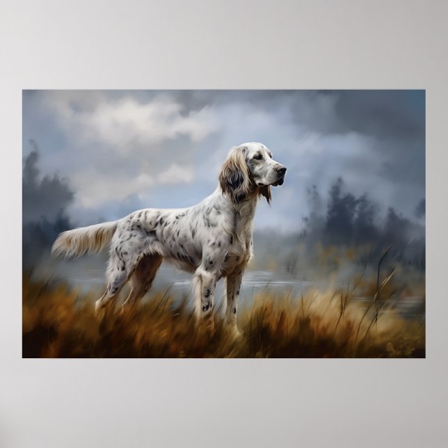 English Setter Poster (Vorne)